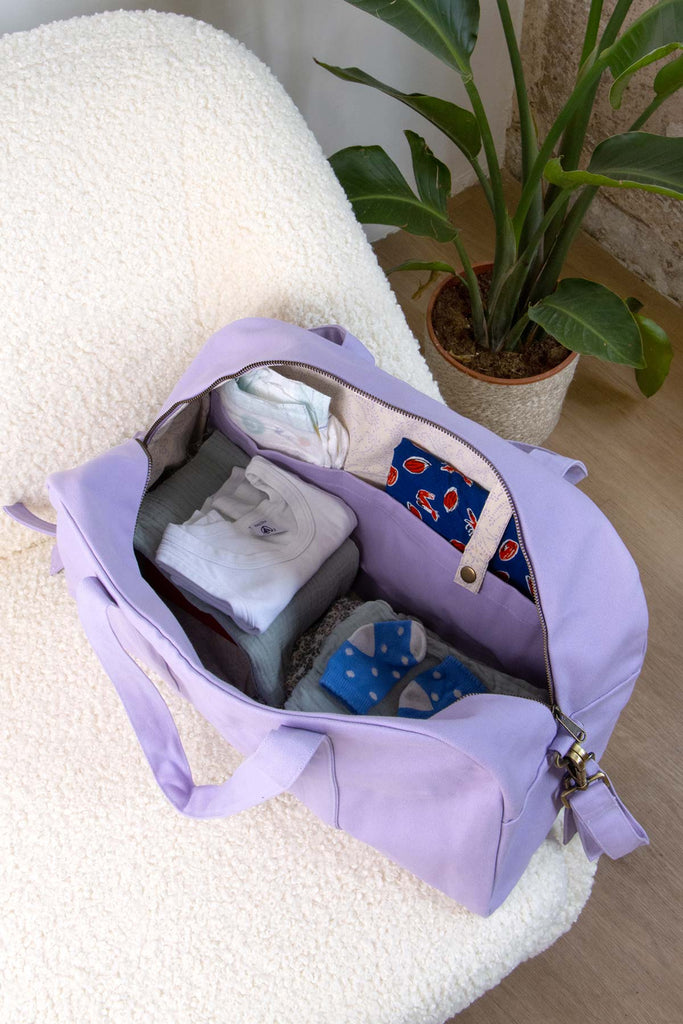 Sac à langer Basile Lilas
