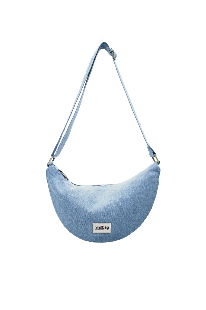 Sac banane Andrea Denim Bleu