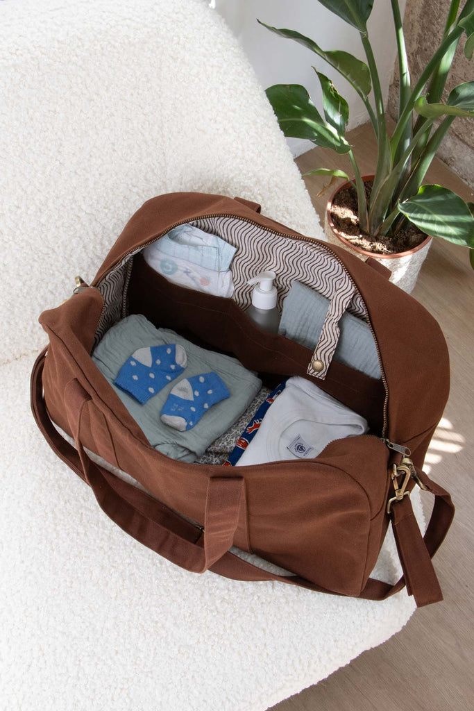 Sac à langer Basile chocolat
