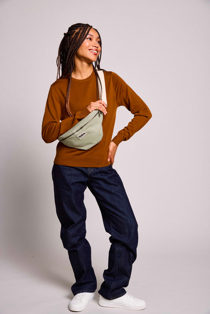 Sac banane Olivia Vert argile