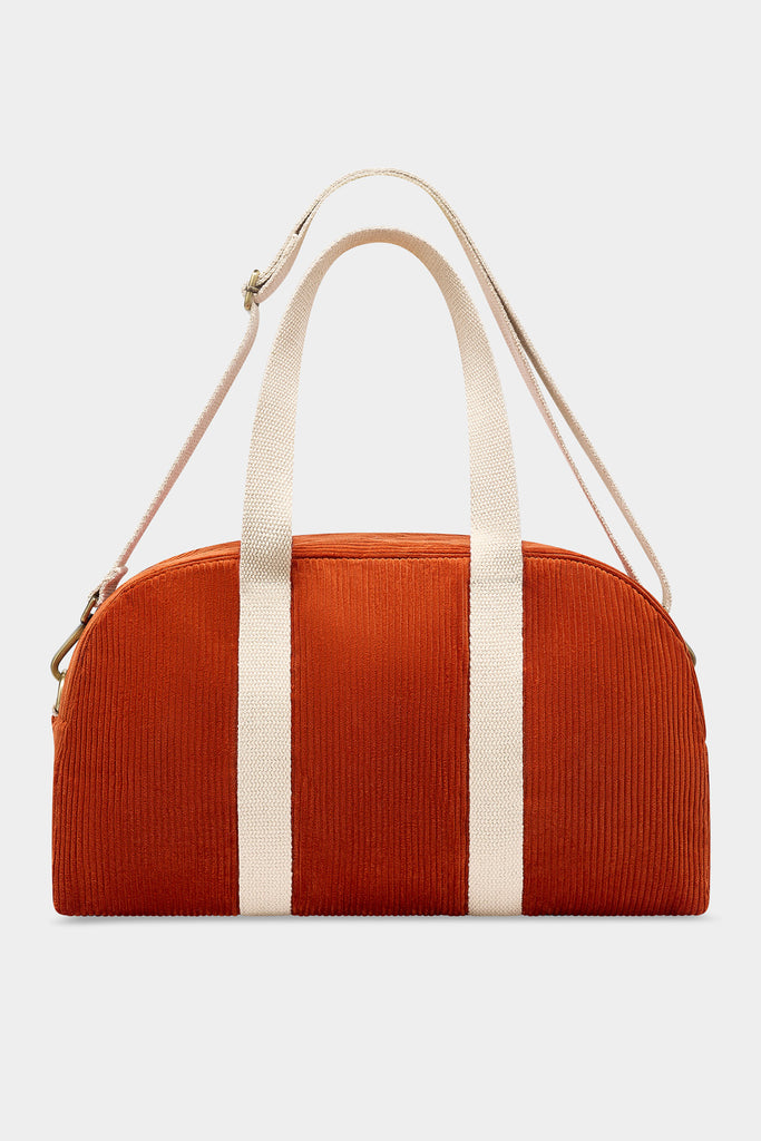 Sac bowling Charlie Velours Brique
