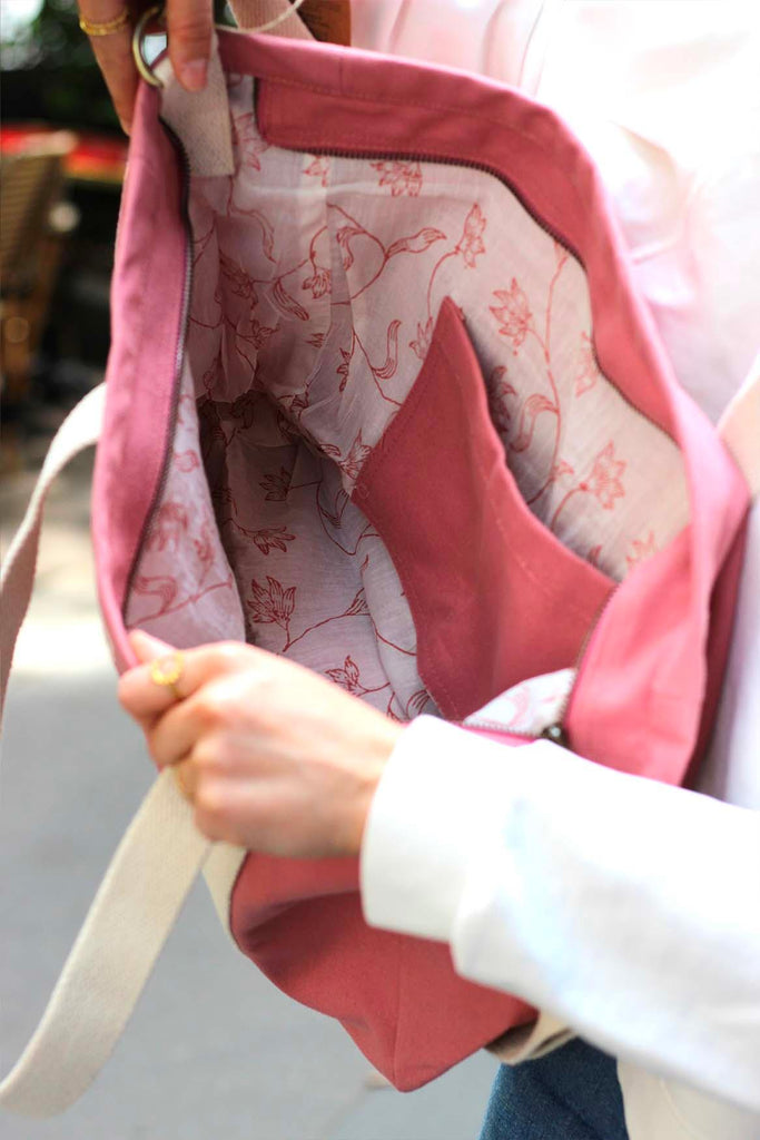 Cabas Cesar Rose Blush