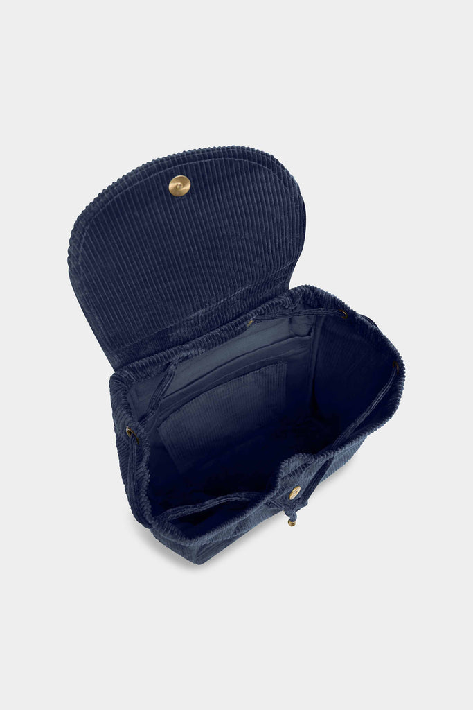 Sac à dos Eliot Velours Marine