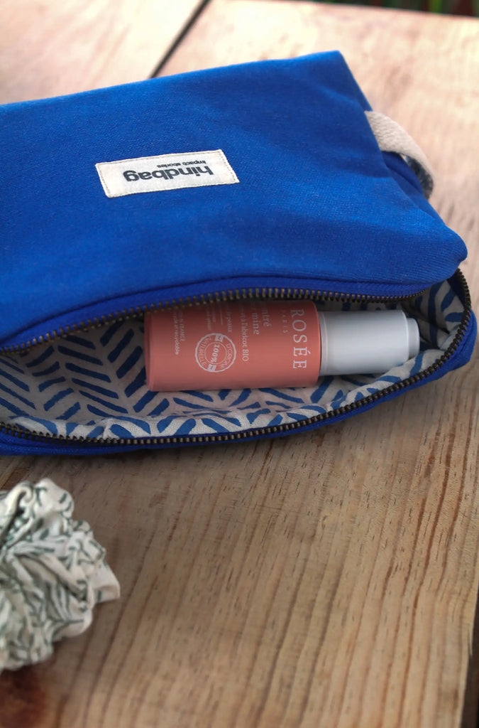 Trousse de toilette Léon Bleu électrique