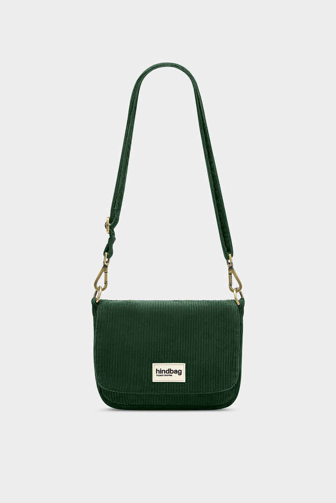 Sac à main Margault Velours Sapin