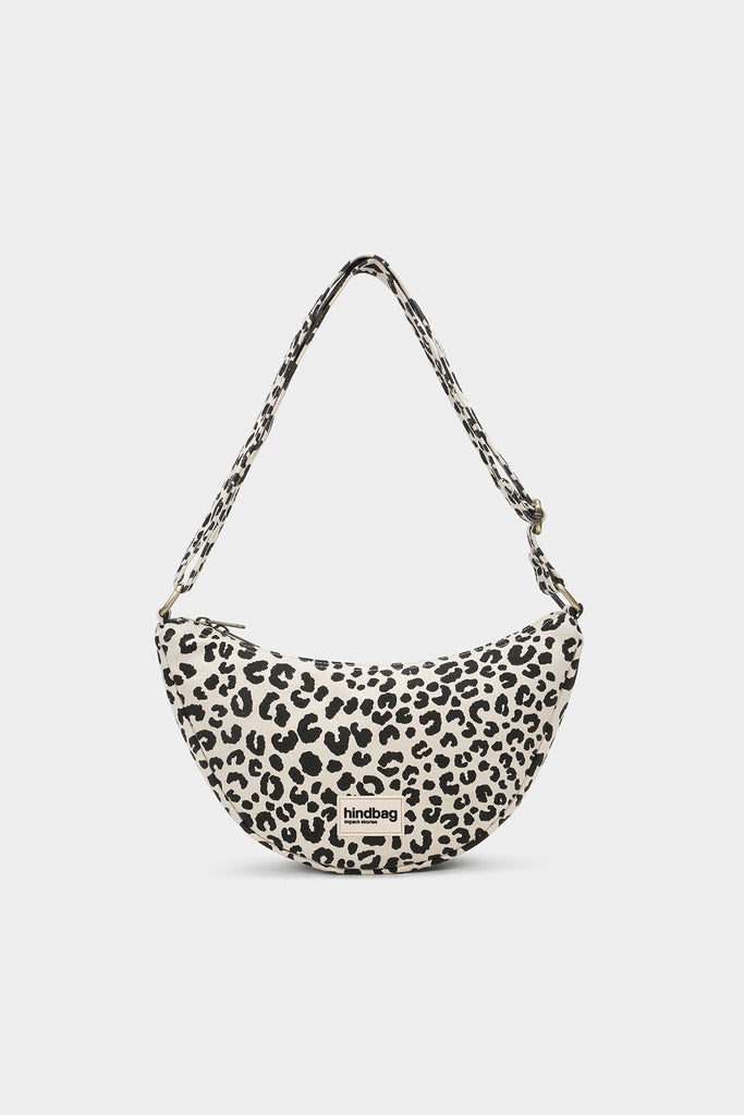 Sac banane Andrea Léopard écru