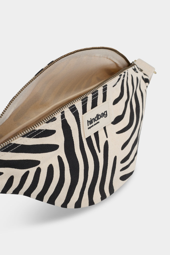 Sac banane Olivia Zèbre écru