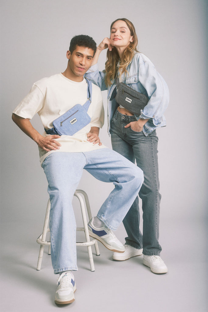 Sac banane Harry Denim Bleu