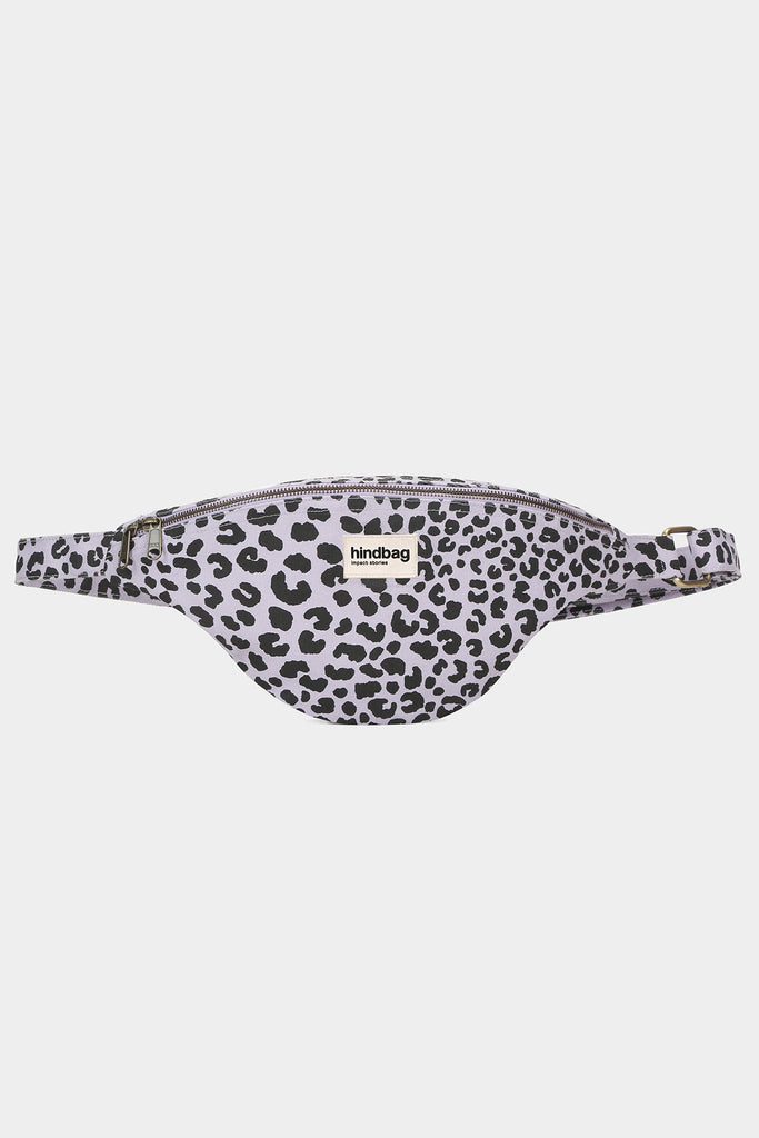 Sac banane L Sasha Léopard lilas