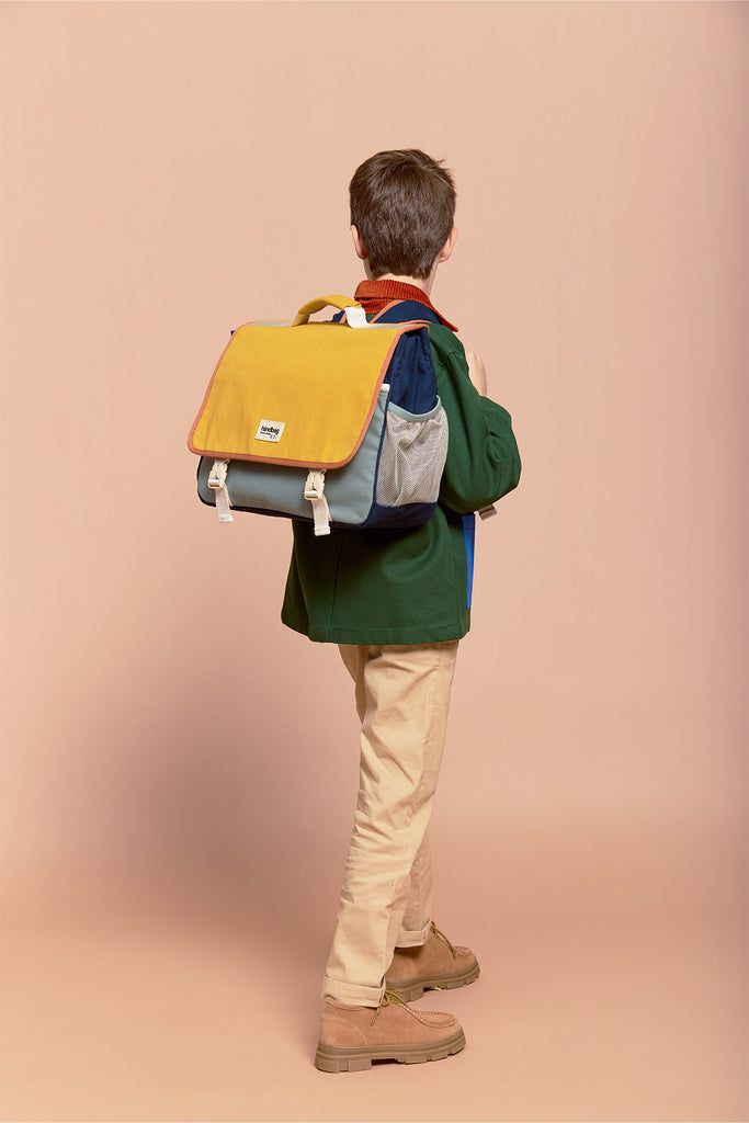 Cartable Léo Tricolore Safran