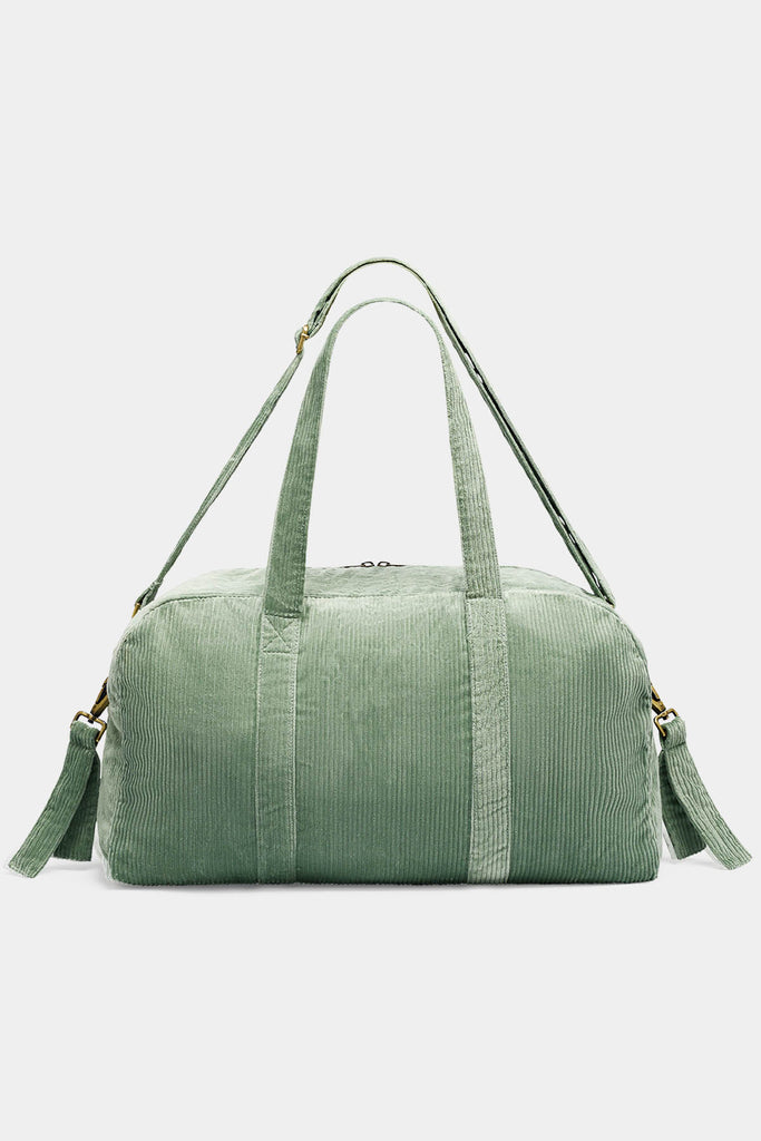 Sac à langer Basile Velours Vert d'eau