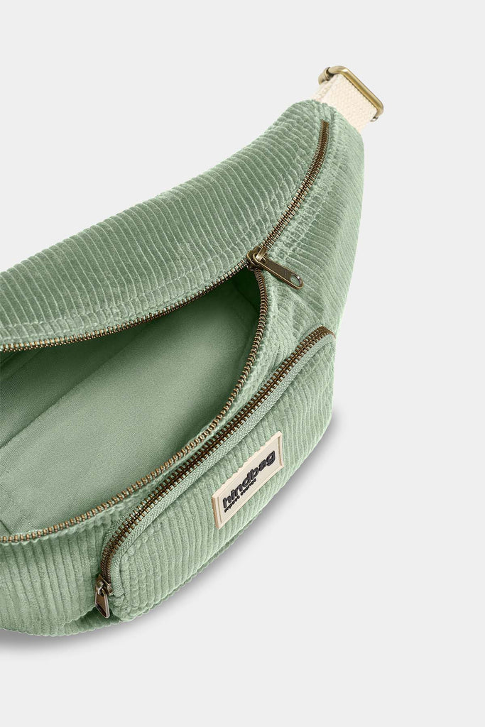 Sac banane XL Sofia Velours Vert d'eau