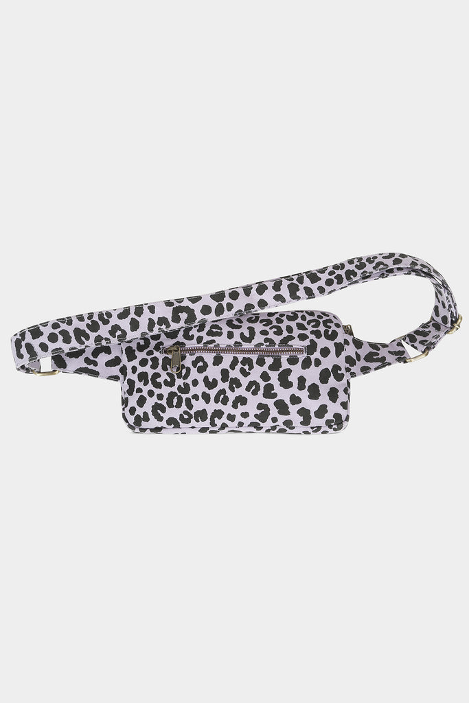 Sac banane Harry Léopard lilas