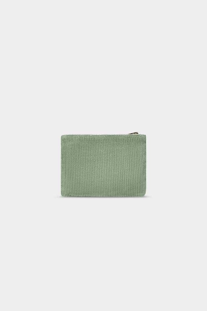Pochette Lou Velours Vert d'eau