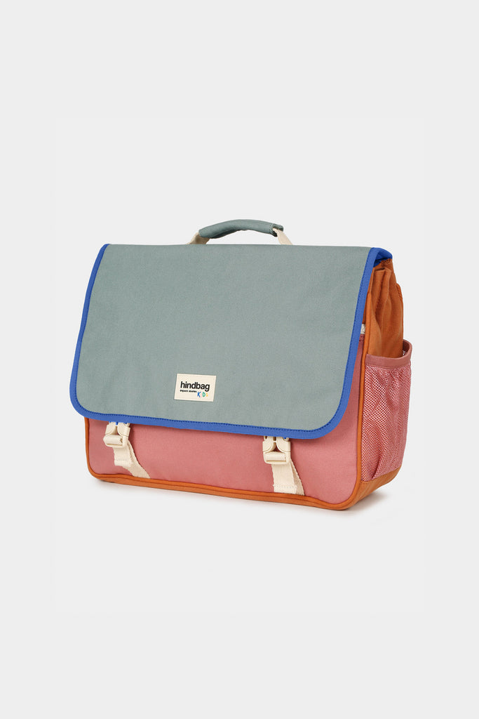 Cartable Léo Tricolore Sauge