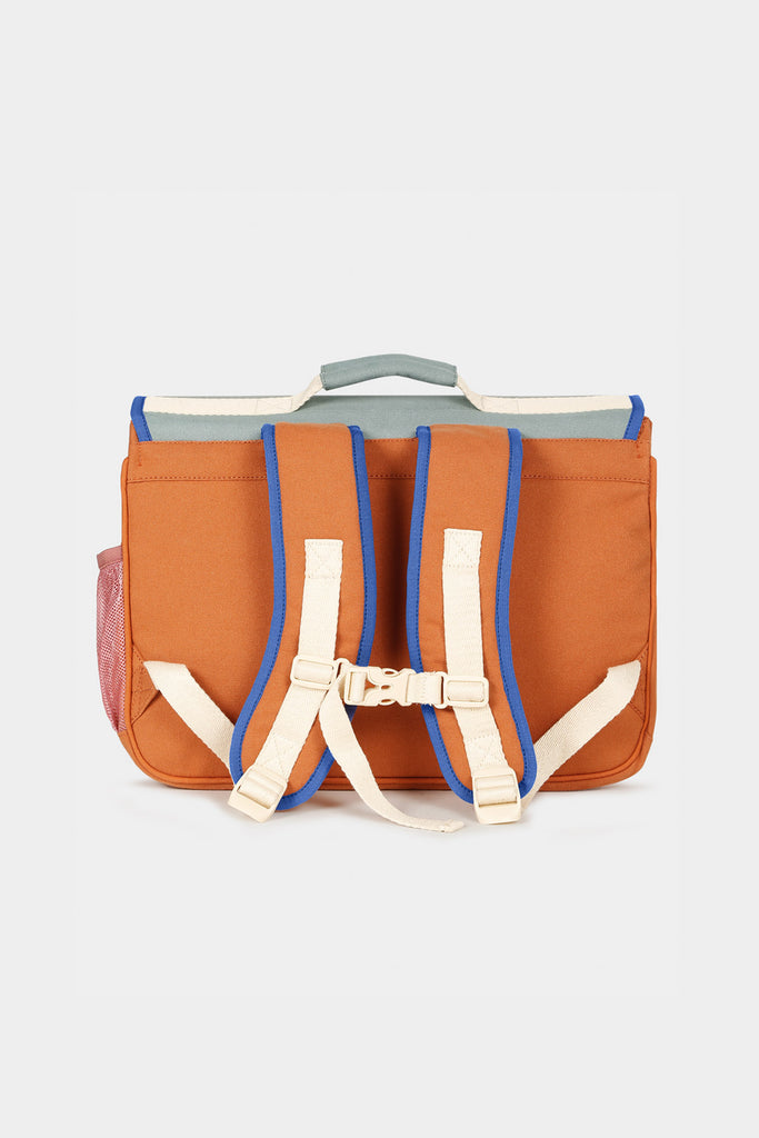 Cartable Léo Tricolore Sauge