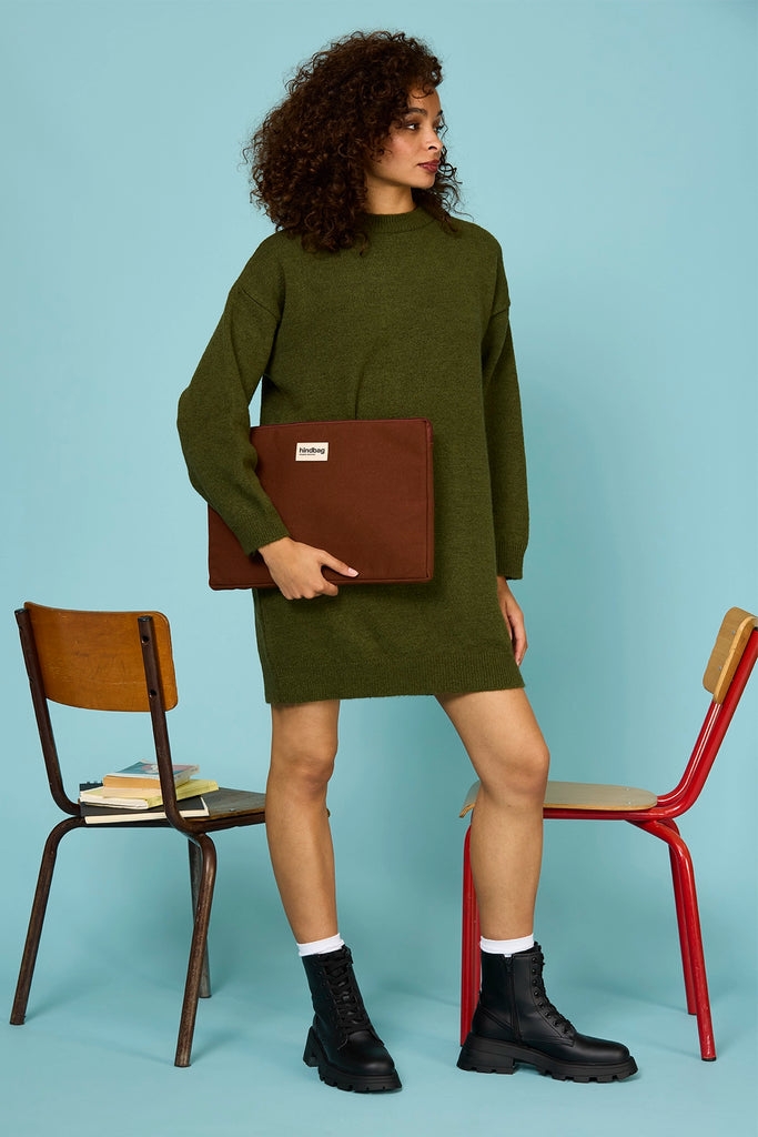 Housse d'ordi Ava Chocolat