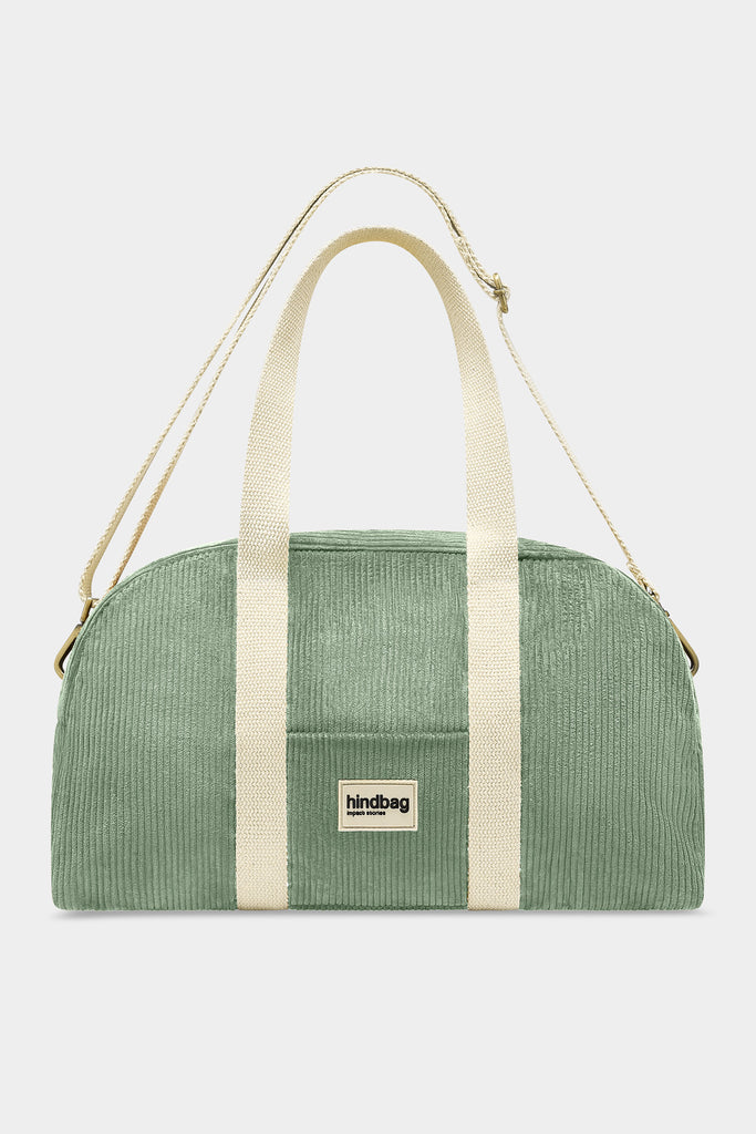 Sac bowling Charlie Velours Vert d'eau