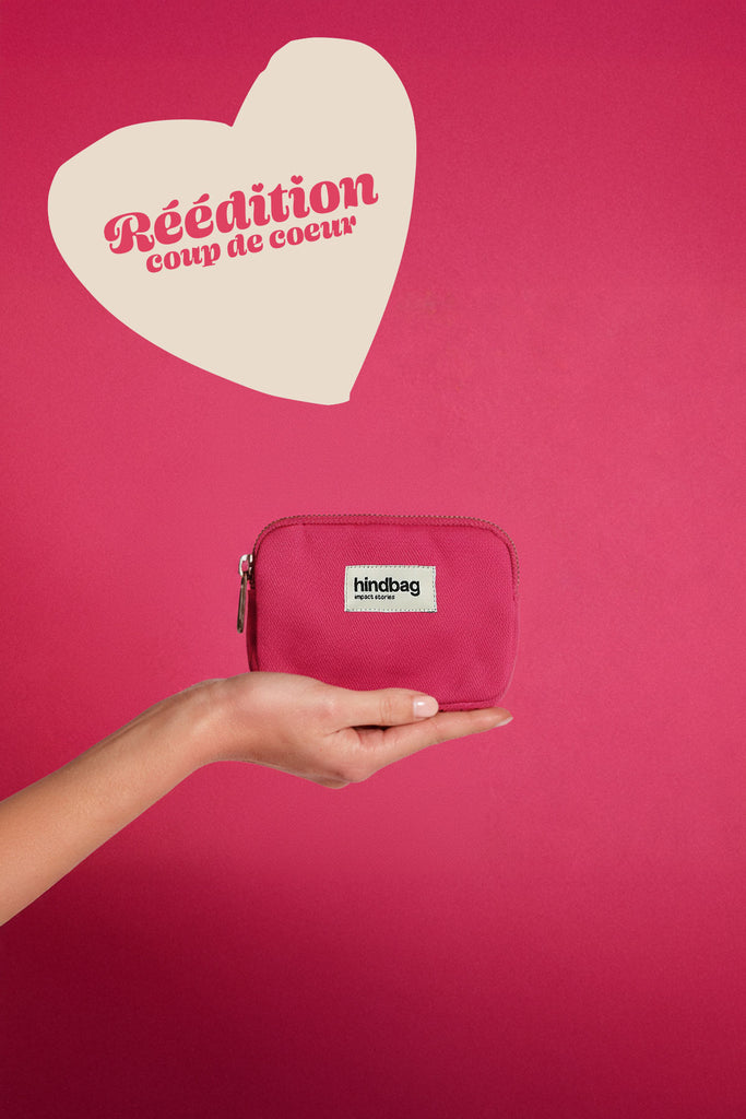 Porte monnaie Lili Holi fuchsia