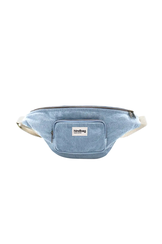 Sac banane XL Sofia Denim Bleu
