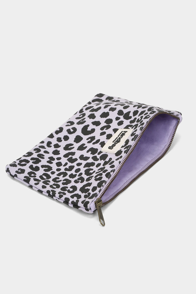Pochette Ema Léopard lilas