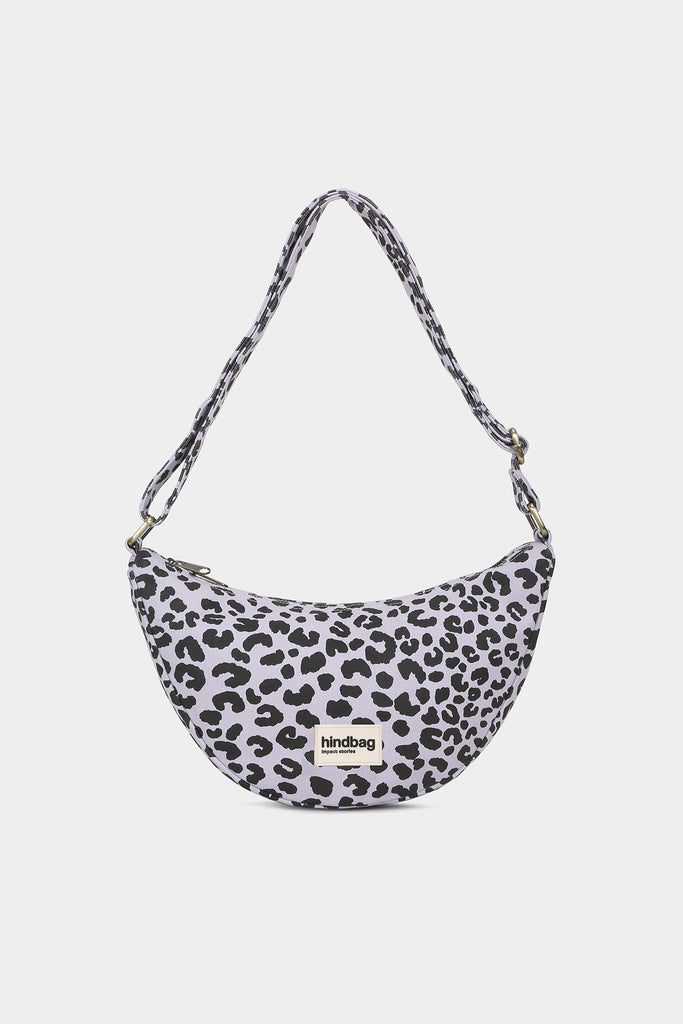 Sac banane Andrea Léopard lilas