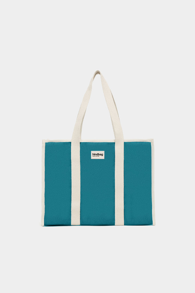 Sac cabas Oscar Bleu paon