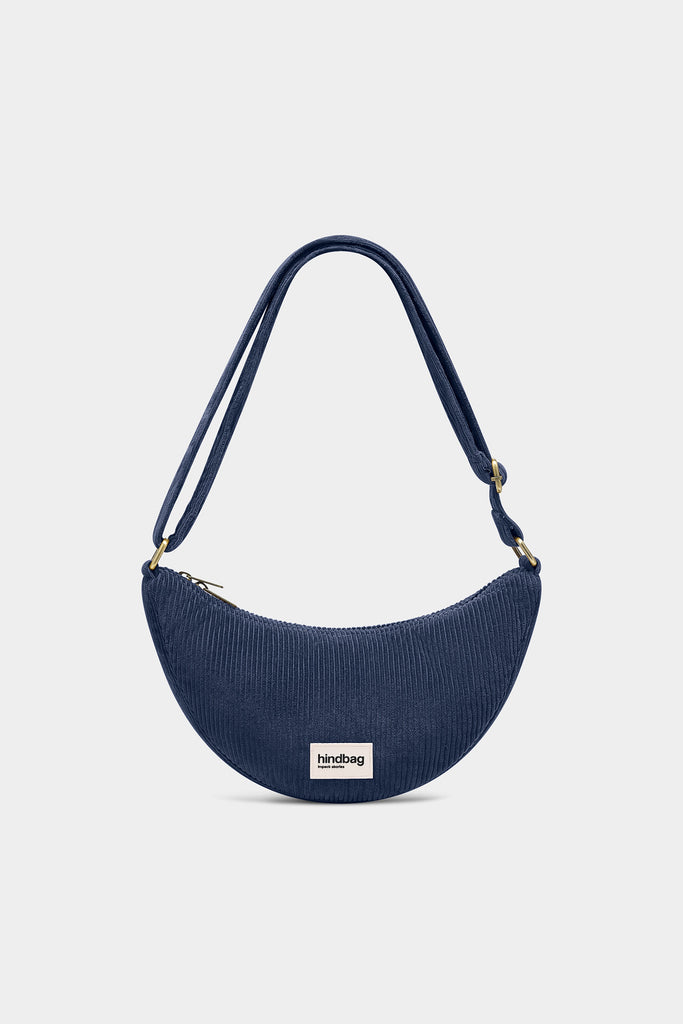 Sac banane Andrea Velours Marine