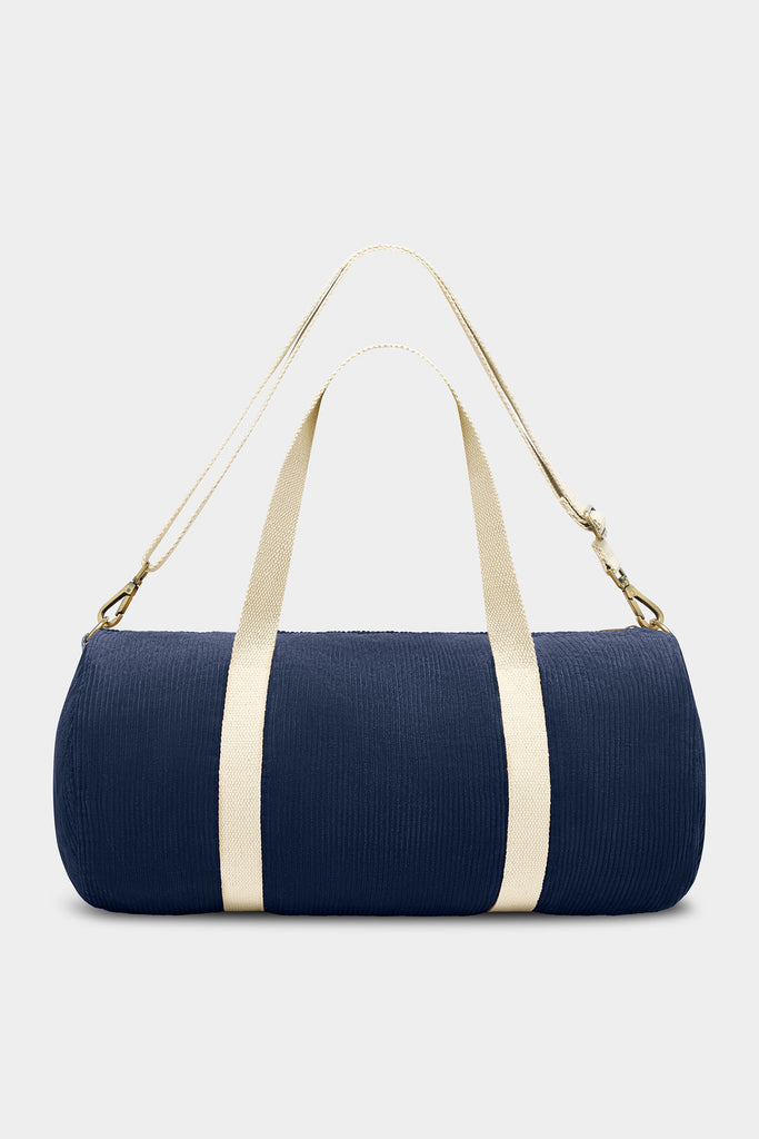 Sac polochon Simon Velours Marine
