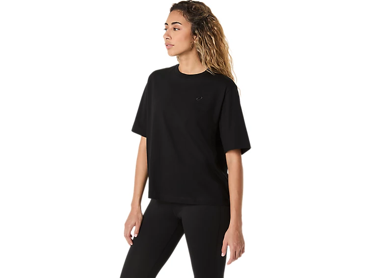 ASICS SPIRAL EMBROIDERY RELAXED TEE - Femme
