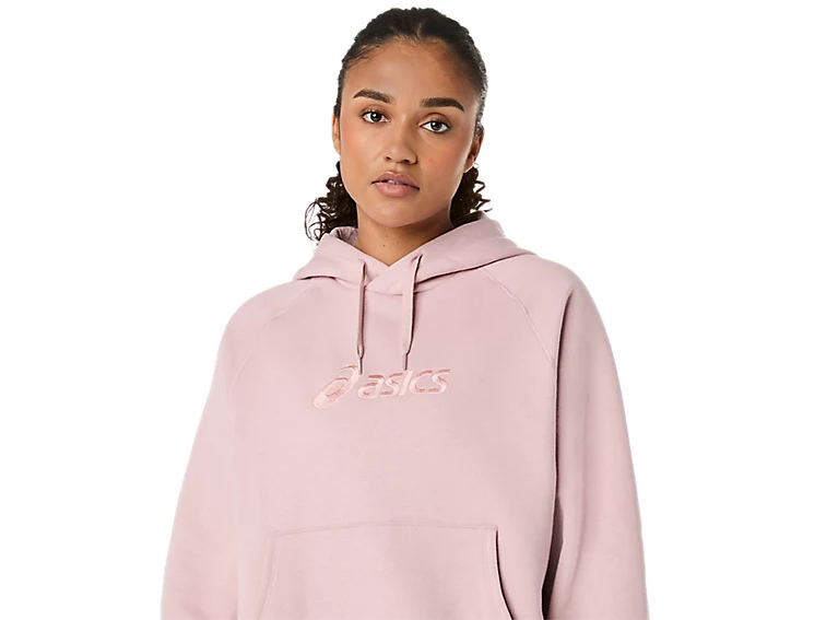 ASICS LOGO FLEECE PULLOVER HOODIE - Femme