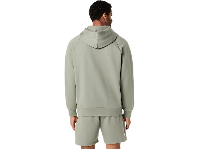 ASICS LOGO FLEECE FULL ZIP HOODIE - Homme