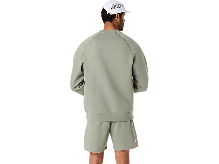 ASICS LOGO FLEECE CREW-NECK TOP - Homme