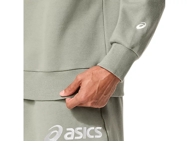 ASICS LOGO FLEECE CREW-NECK TOP - Homme
