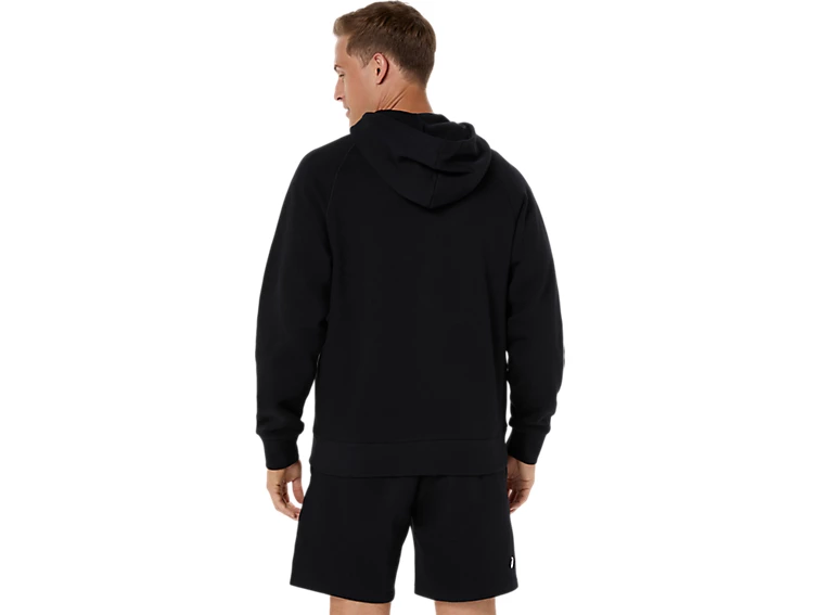 ASICS LOGO FLEECE FULL ZIP HOODIE - Homme