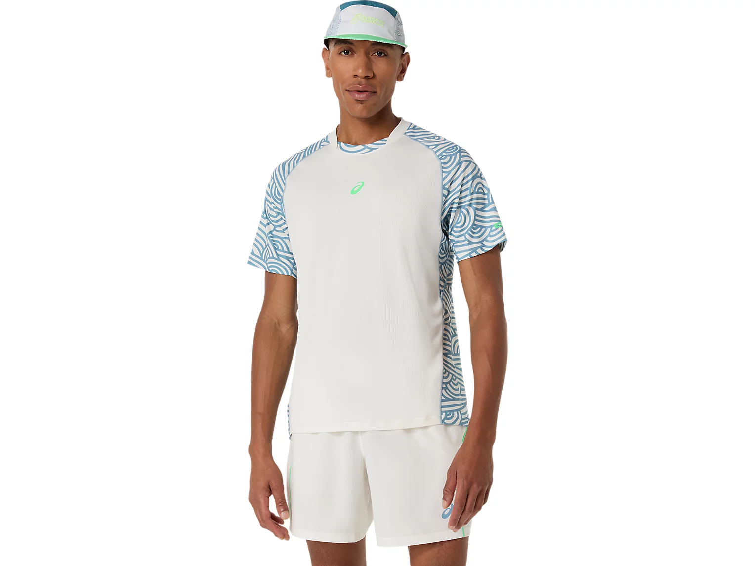 PADEL COURT ALL OVER PRINT SS TOP - Homme