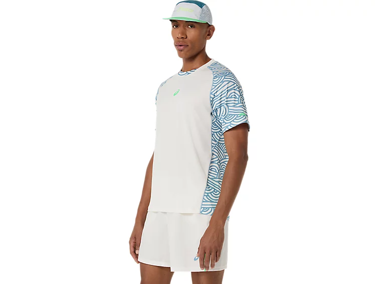 PADEL COURT ALL OVER PRINT SS TOP - Homme