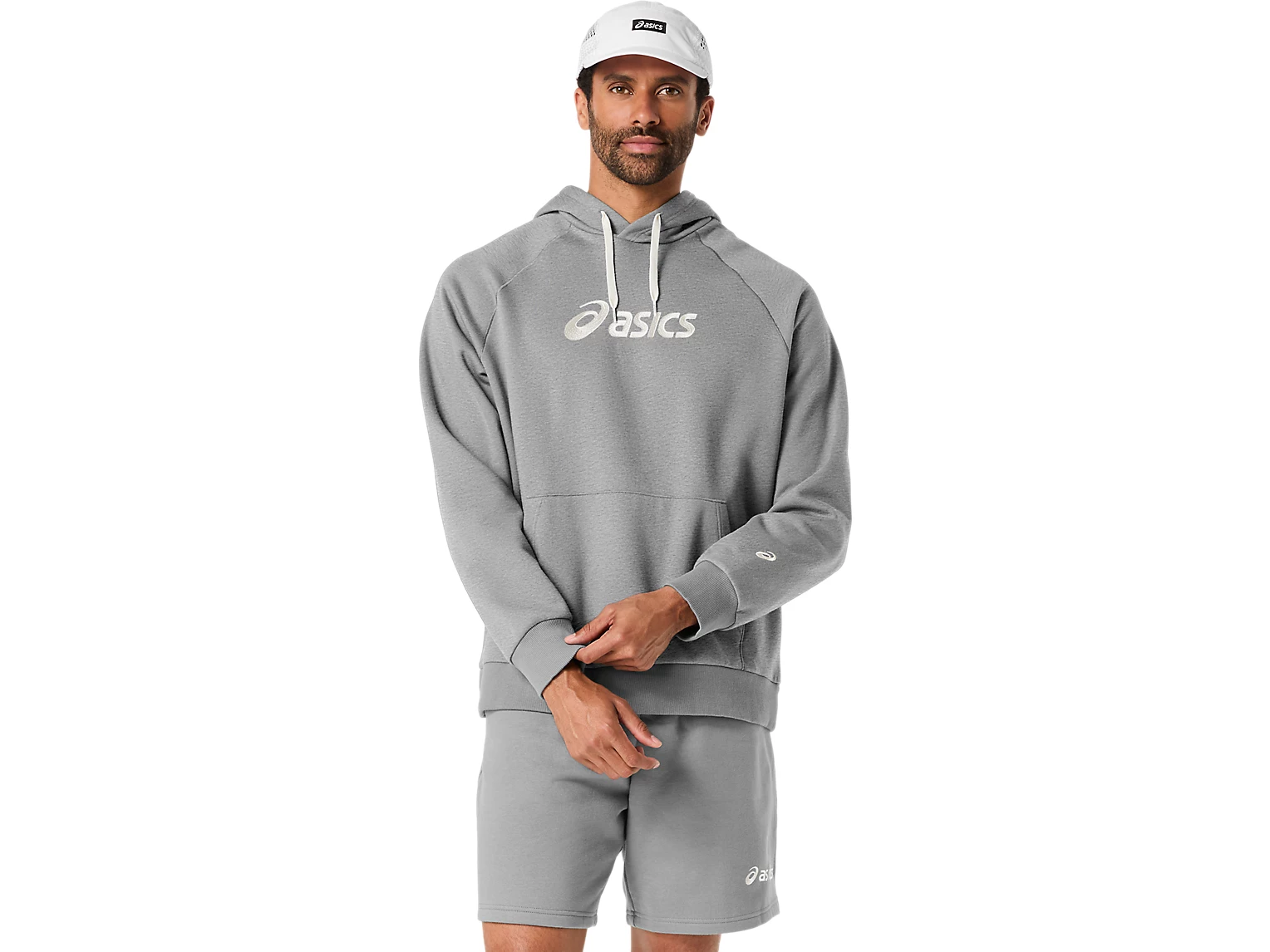 ASICS LOGO FLEECE HOODIE - Homme
