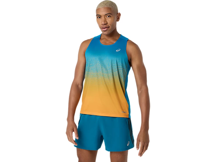 ROAD FADE SINGLET - Homme