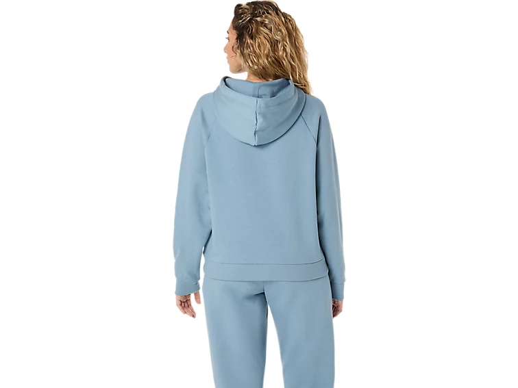 ASICS LOGO FLEECE PULLOVER HOODIE - Femme