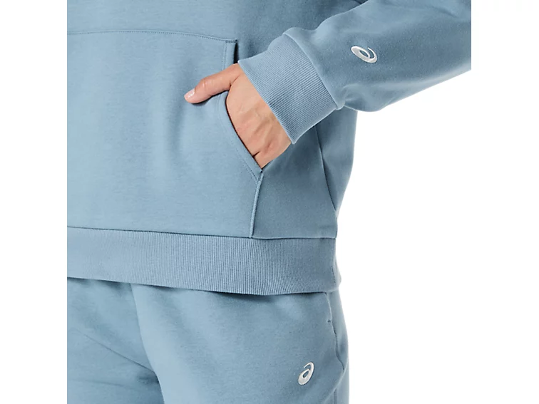 ASICS LOGO FLEECE PULLOVER HOODIE - Femme