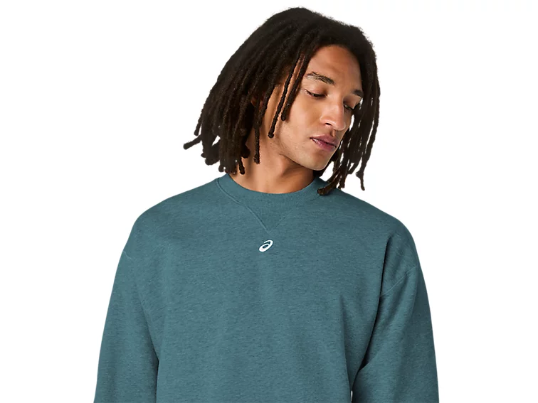 FLEECE CREW-NECK TOP RELAXED - Homme