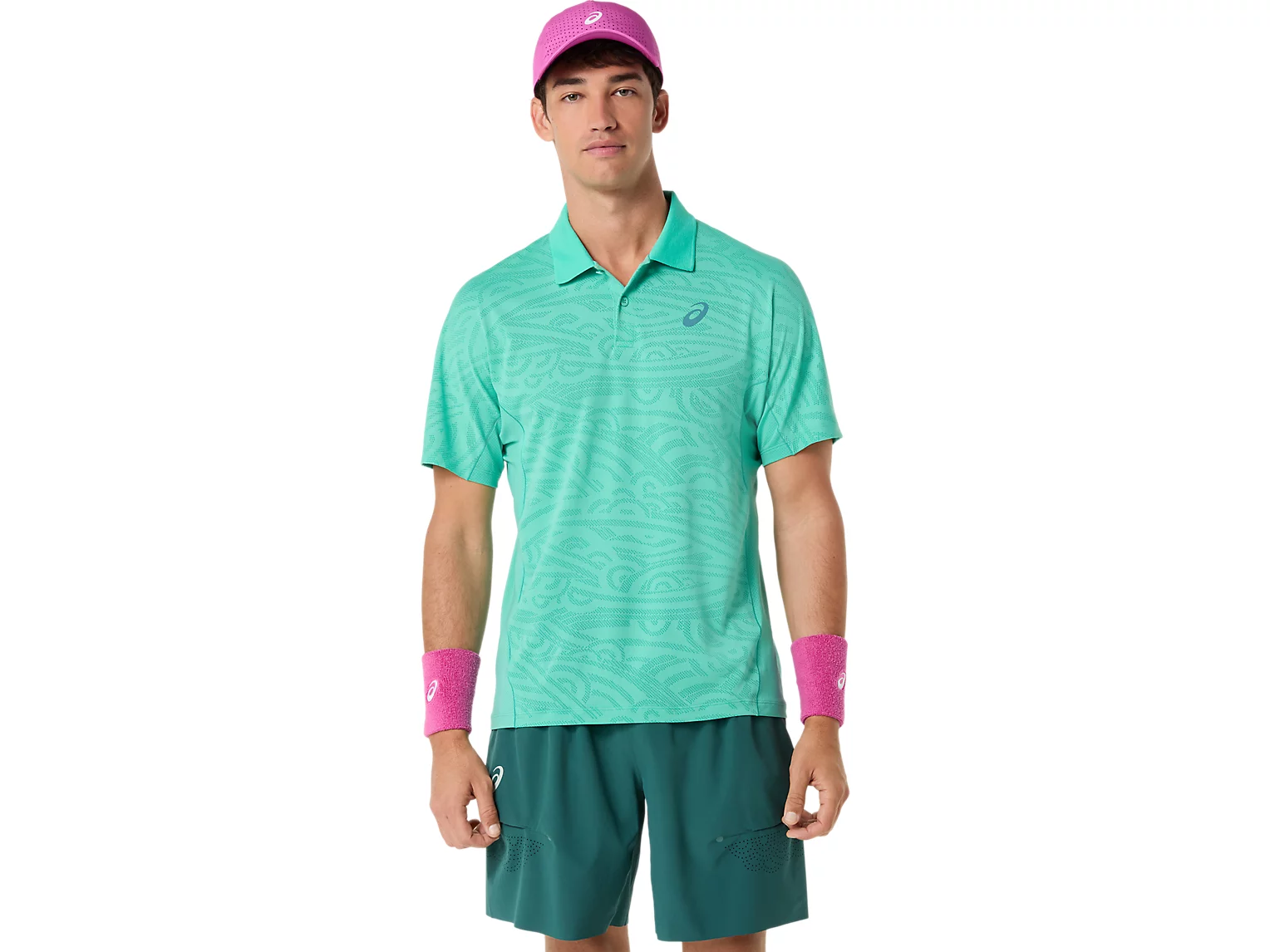 MATCH JACQUARD POLO SS TOP - Homme