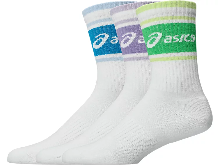 AEG 3 PACK ASICS LOGO CREW SOCK - Unisexe