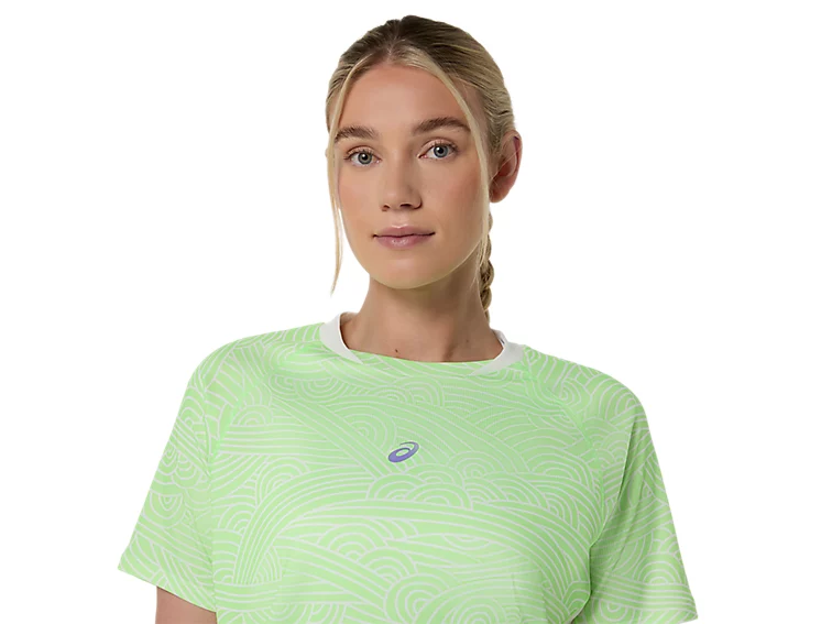 PADEL COURT ALL OVER PRINT SS TOP - Femme