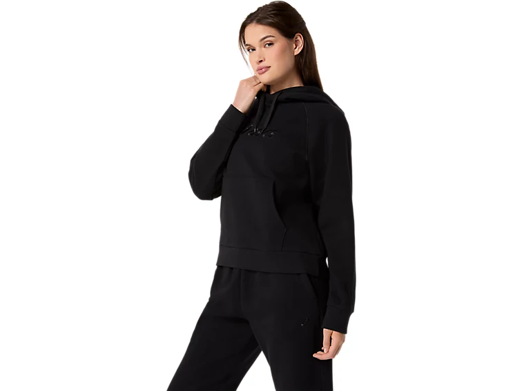 ASICS LOGO FLEECE PULLOVER HOODIE - Femme
