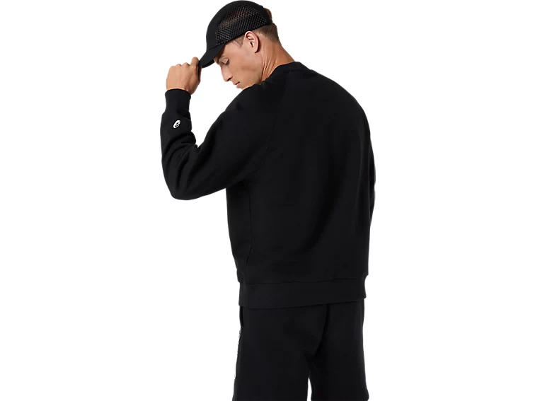ASICS LOGO FLEECE CREW-NECK TOP - Homme