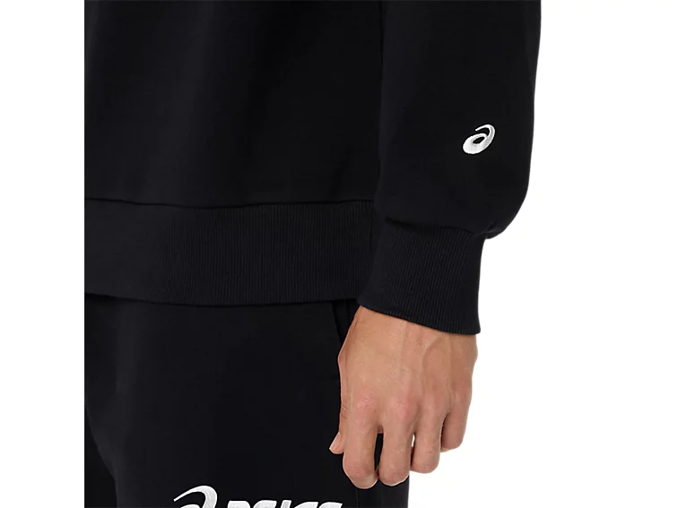 ASICS LOGO FLEECE CREW-NECK TOP - Homme