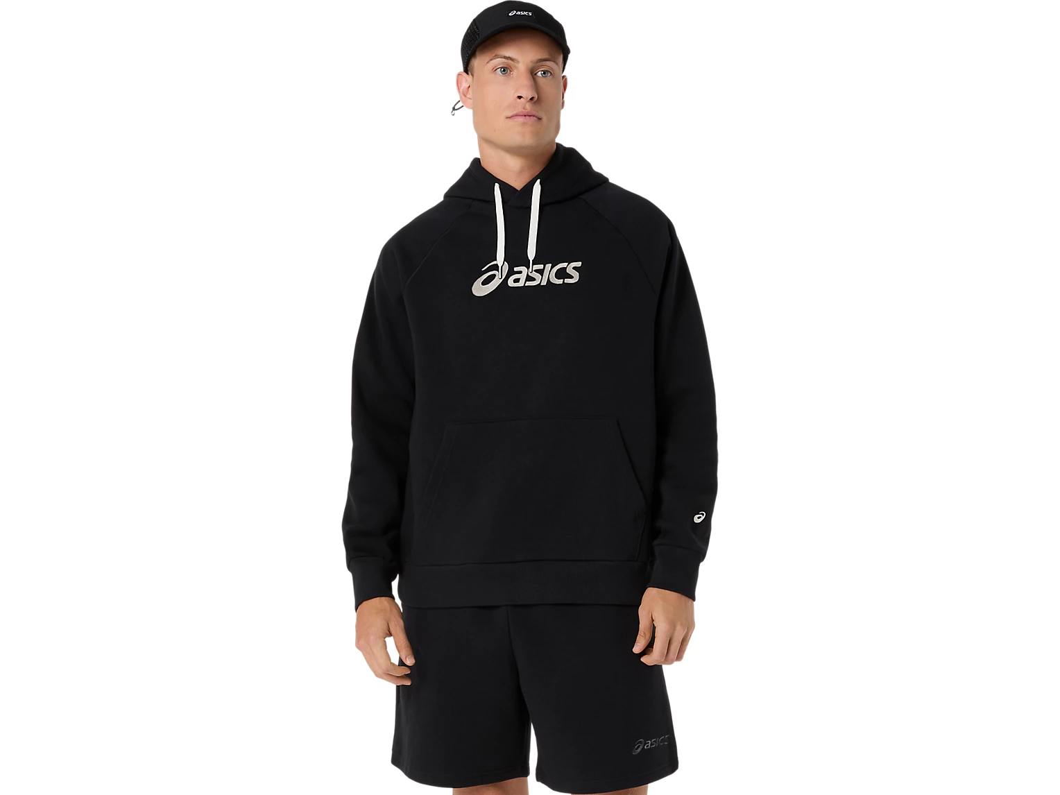 ASICS LOGO FLEECE HOODIE - Homme
