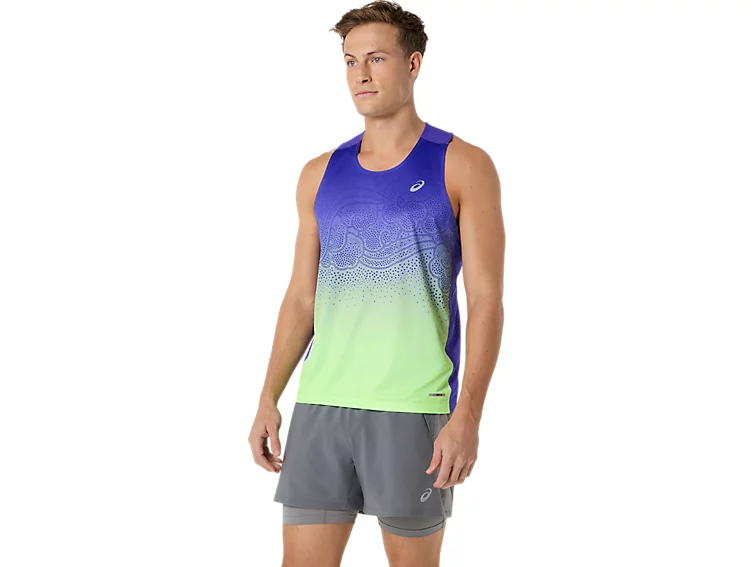 ROAD FADE SINGLET - Homme